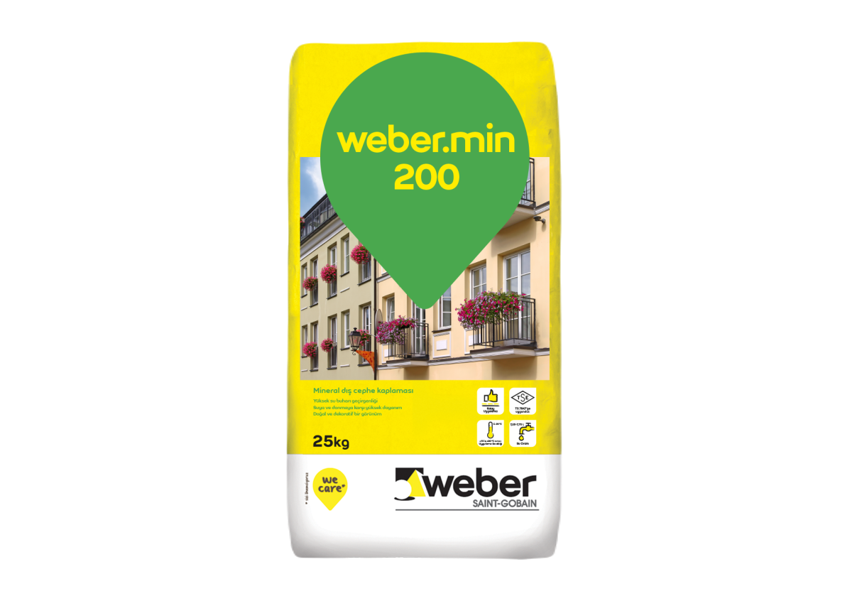 weber 200 Çimento Esaslı Dış Cephe Kaplama